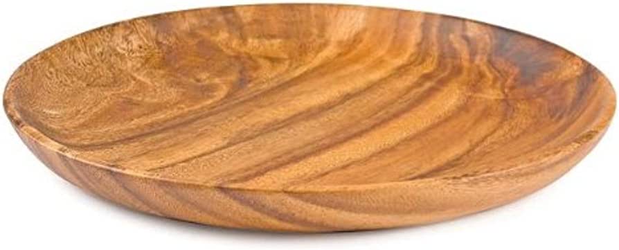 Wooden pizza plate without handle 12"